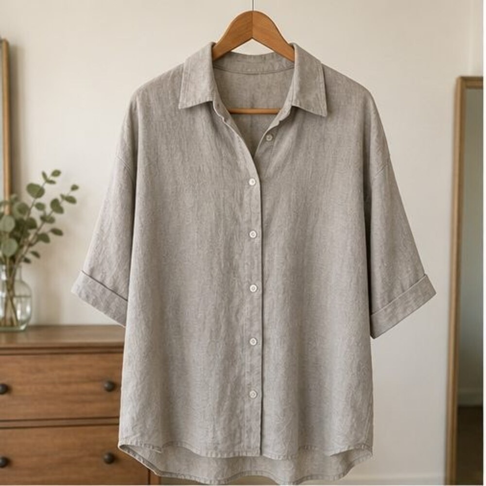 Sand Puff Sleeve Top